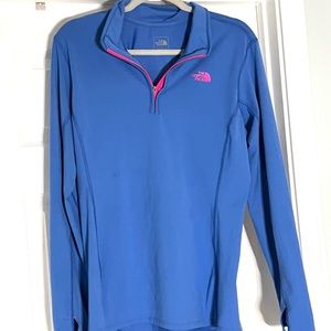 The north face 1/4 zip